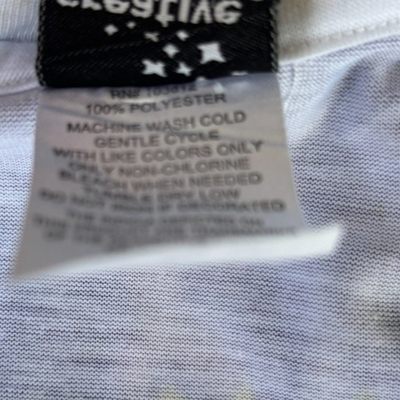 Geaux Tigers LSU Short Sleeve Bling Shirt by Creative Apparel Concepts Size L - Picture 6 of 7